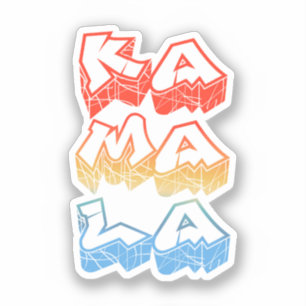 Adesivo Grafite Kamala Harris