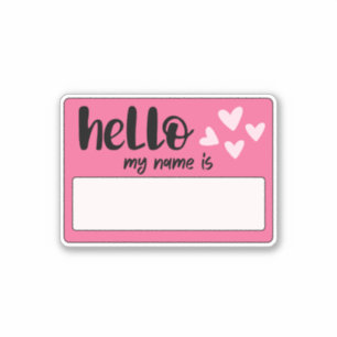 Adesivo Grafite Olá Meu Nome