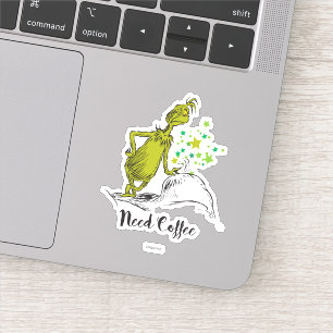 Adesivo Gralha   Café De Necessidade Engraçada