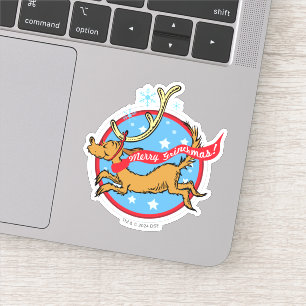 Adesivo Gralha   Max Feliz Grinchmas!