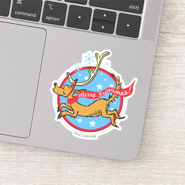Adesivo Gralha | Max Feliz Grinchmas! (Detalhe)