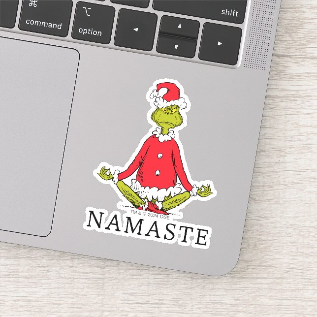 Adesivo Gralha | Namaste Santa Claus (Detalhe)