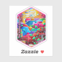 Grand Canyon National Park Viagem Art Sticker