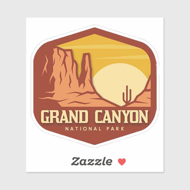 Adesivo Grand Canyon National Park Vinyl Sticker (Folha)