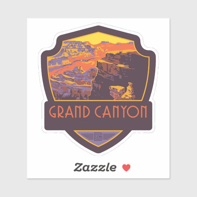 Adesivo Grand Canyon National Park Vinyl Sticker (Folha)