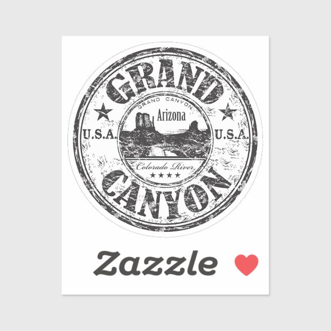 Adesivo Grand Canyon National Park Vinyl Sticker (Folha)