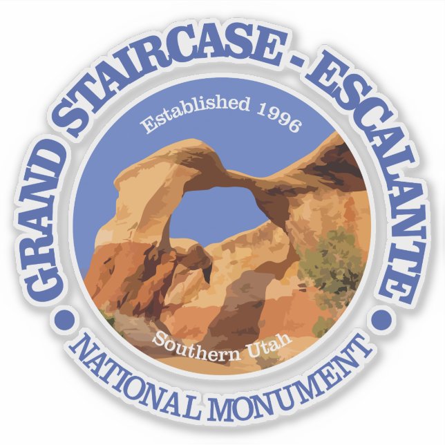 Adesivo Grand Staircase - Escalante NM (Frente)