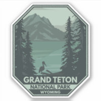 Grand Teton National Park Crane Vintage