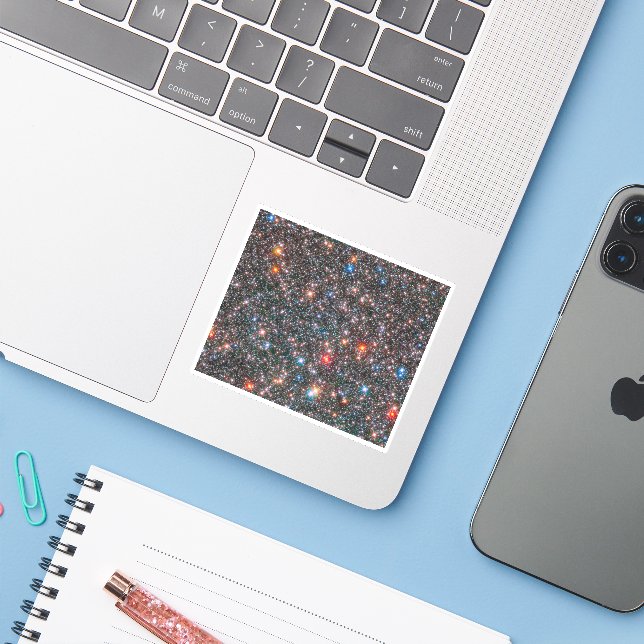 Adesivo Grande Galáctico Da Via Látea. (Notebook com iPhone)