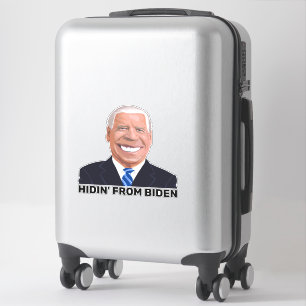 ADESIVO GRANDE HIDIN ENGRAÇADO DE JOE BIDEN DECALS