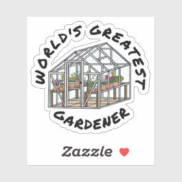 Adesivo Grande Jardineiro do Mundo, Engraçando Engraçado