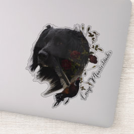 Adesivo Grande Munsterlander com faisão