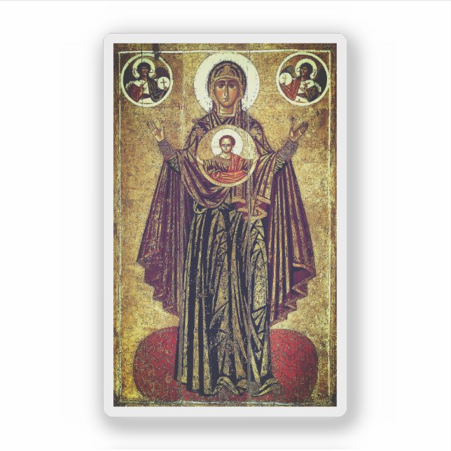 Adesivo Grande Panagia de Yaroslavl (Frente)