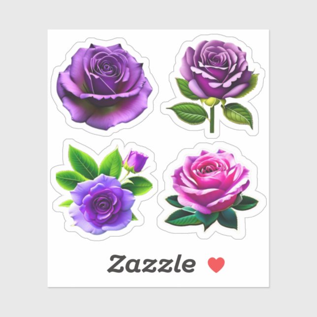 Adesivo Grande Rosa de Flor Belo Assórdio #1 (Folha)