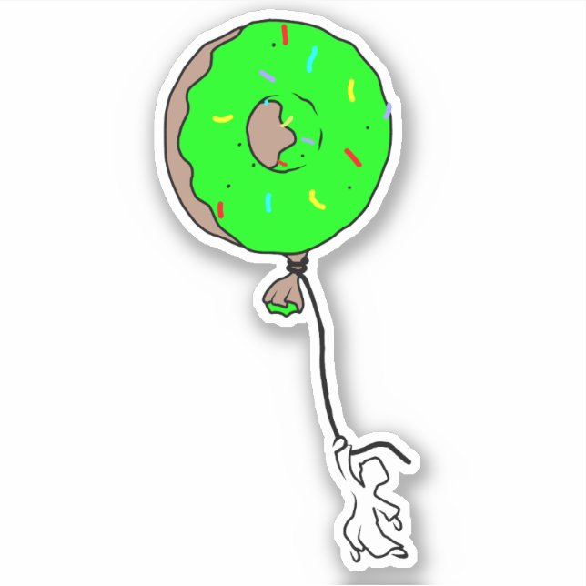 Adesivo Grande Yum Verde (Frente)