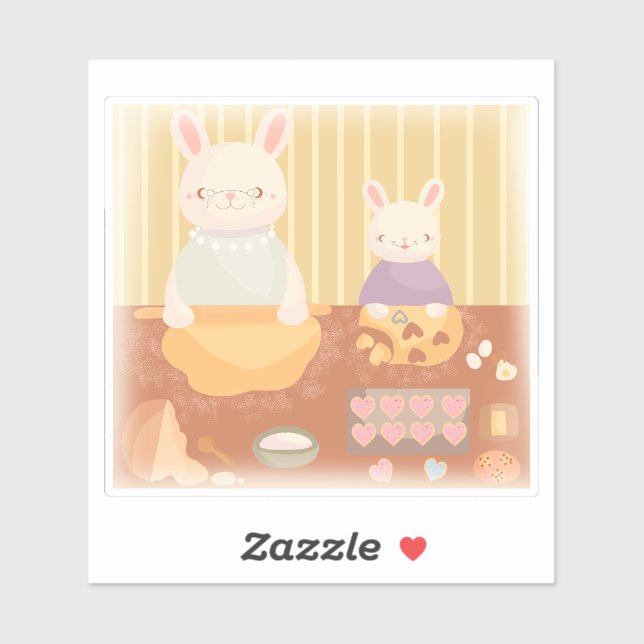 Adesivo Grandma Baking Cookies (Folha)