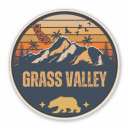 Adesivo Grass Valley, Califórnia