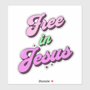 Adesivo Grátis em Jesus Refletor Estilo Inspiração