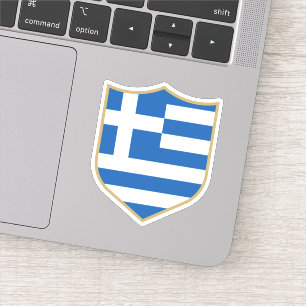 Adesivo Grécia Patriótica Emblem Viagem