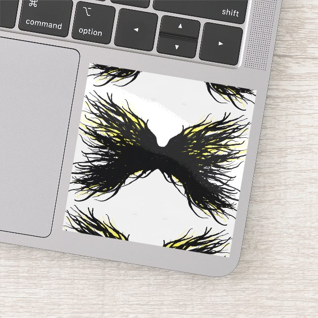 Adesivo Greed Abstract 7 Deadly Sins Alcohol Ink Art (Detalhe)