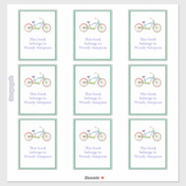 Adesivo Green Cruiser Bike Bookplate