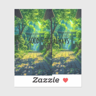 ADESIVO GREEN CUTE STICKER