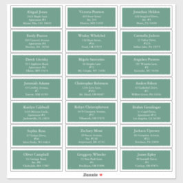 Adesivo Green Holly Jolly Endereço de Natal