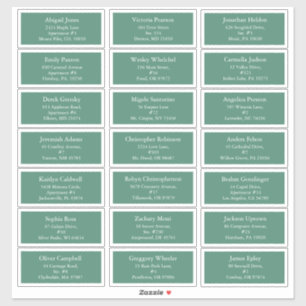 Adesivo Green Holly Jolly Endereço de Natal