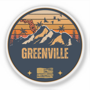 Adesivo Greenville, Flórida 