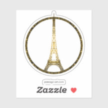 Grelhas de ouro da Torre Eiffel