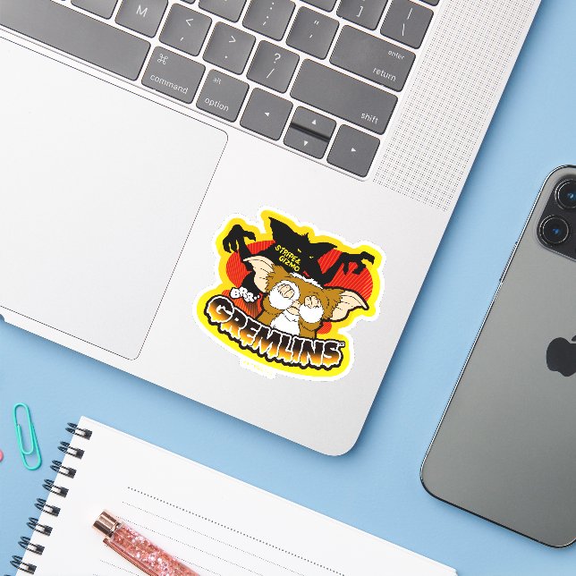 Adesivo Gremlins | Stripe Scaring Gizmo (Notebook com iPhone)