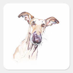 Adesivo Greyhound, Etiqueta para Laptop de Cachorr