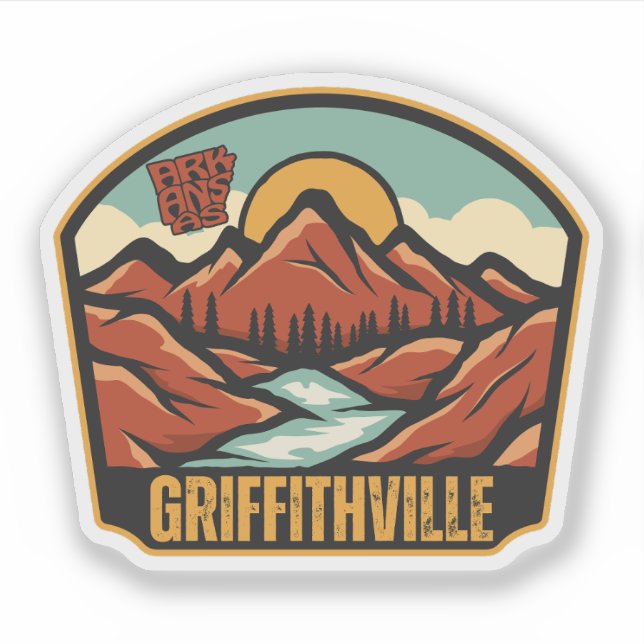 Adesivo Griffithville, Arkansas  (Frente)