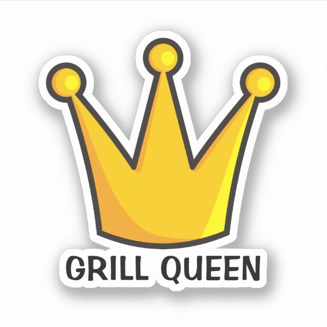 Adesivo Grill Queen (Frente)