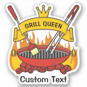 Adesivo Grill Queen