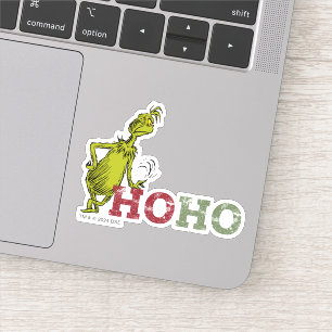 Adesivo Grinch Ho Ho Ho