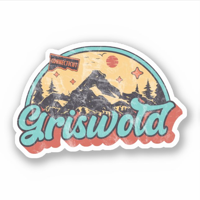 Adesivo Griswold, Connecticut (Frente)