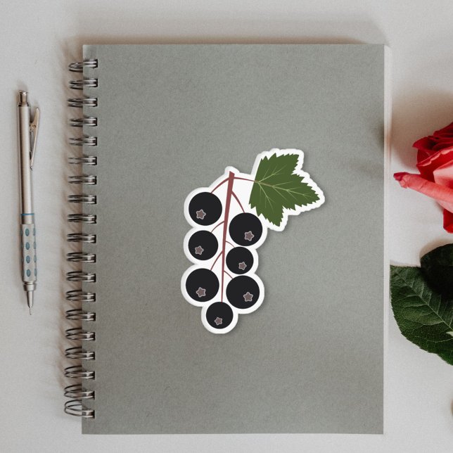 Adesivo Groselha negra (Blackcurrant Sticker)