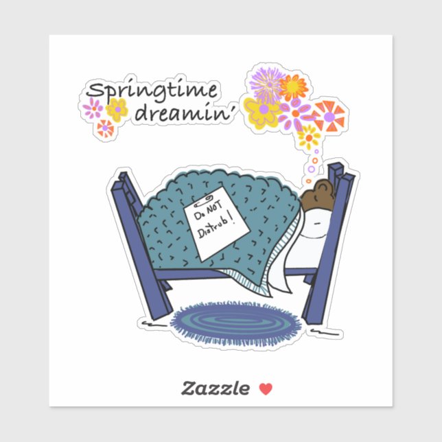 Adesivo Groundhog de Sonhos Springtime (Folha)