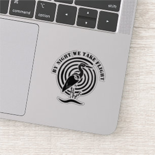 Adesivo Grua preta em forma de palito de água