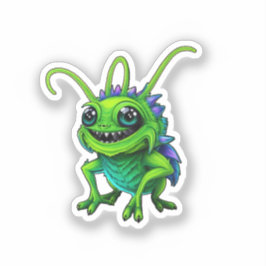 Adesivo Grüne Monster-Grille -