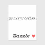 Adesivo Grupo de Cotação Temporária de Tatuagem de Texto T<br><div class="desc">Personalizou seu presente de aniversariante, Personalize sua escolha de fonte, Personalize o numero romano dele, Personalize o nome do texto cursivo, Crie uma assinatura falsa não permanente, de escrita manual para a noite do evento, solteiro de moto de galinha, escrevendo, adesivo para a coluna do braço do pulso, tornozelo da...</div>