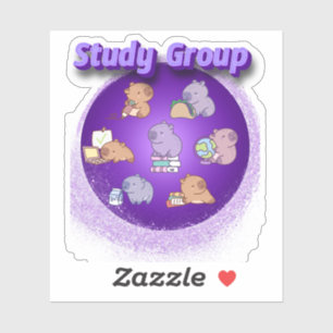 Adesivo Grupo de Estudo Capybara
