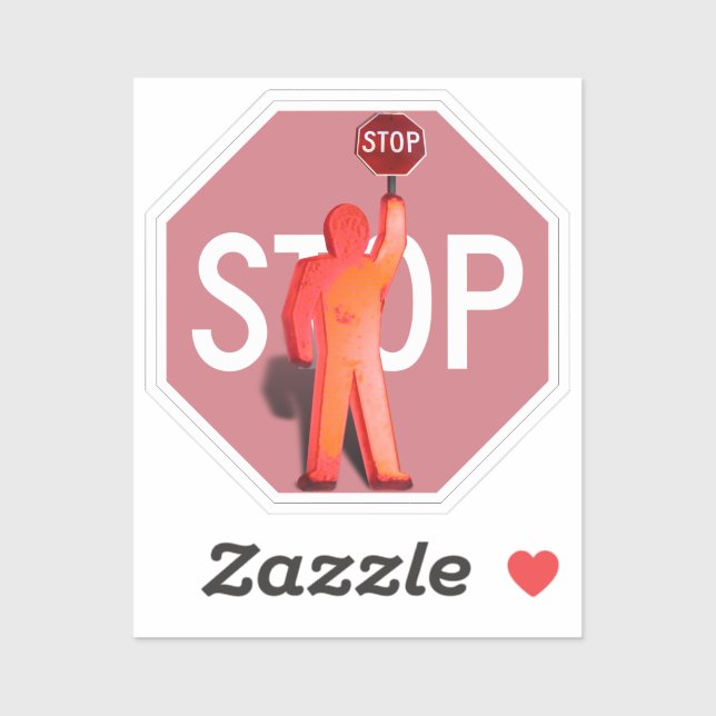 Adesivo Guarda de cruzamento escolar (Folha)