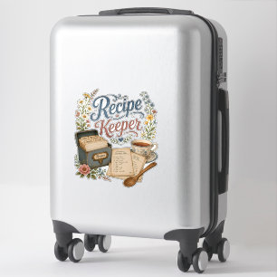 Adesivo Guarda-Receitas Floral Vintage Cottagecore