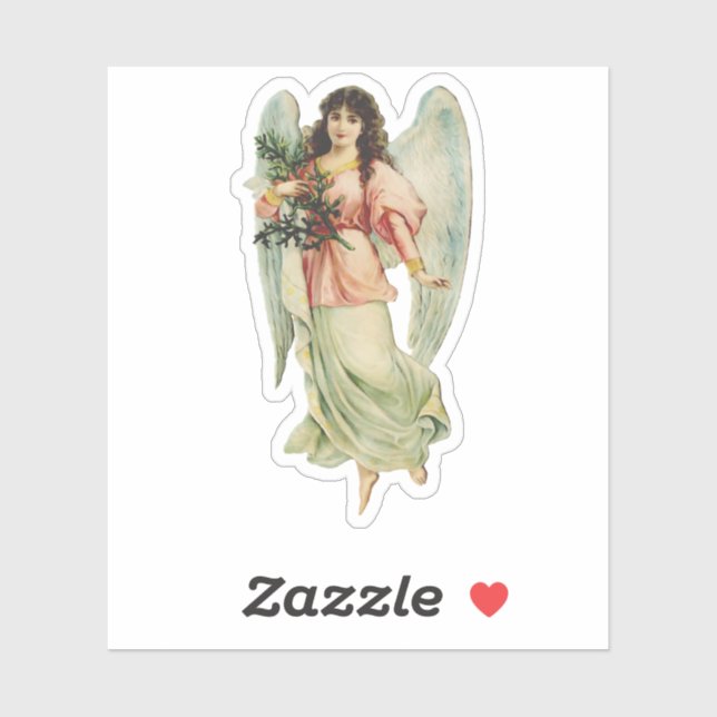 Adesivo Guardian Angel Divine Watchfulness & Grace Art (Folha)