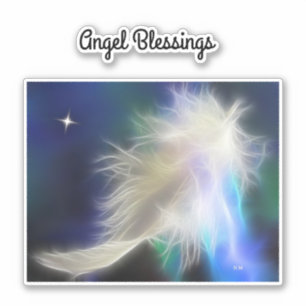 Adesivo Guardian Angel Feather 2 Sticker