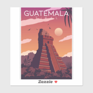 Adesivo Guatemala Tikal