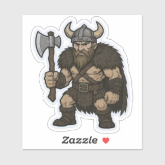 Adesivo Guerreiro Viking