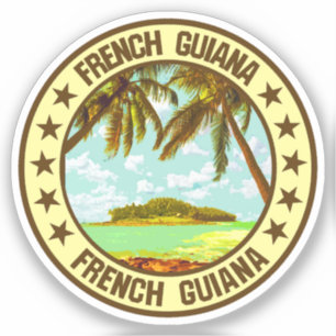 Adesivo Guiana Francesa